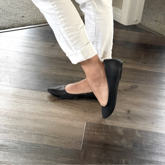 Christian Siriano for Payless Black Textured Flats Size 8 1/2 - Picture 5 of 10